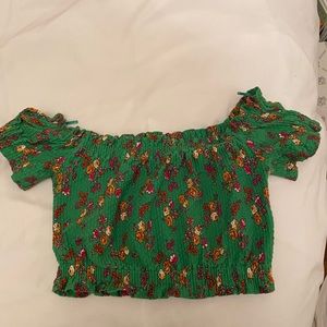 Topshop off the shoulder top